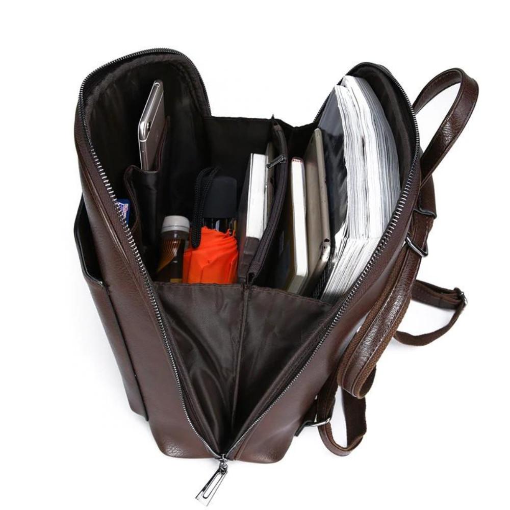 Aveline™ | Sleek Double-Zip Backpack