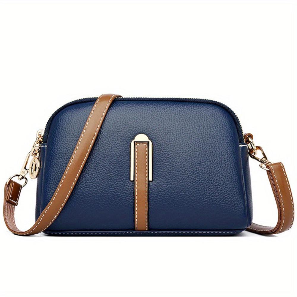 Mila Litchi | Embossed Crossbody Bag