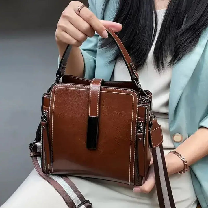 Stacey | Elegant Genuine Leather Crossbody Bag