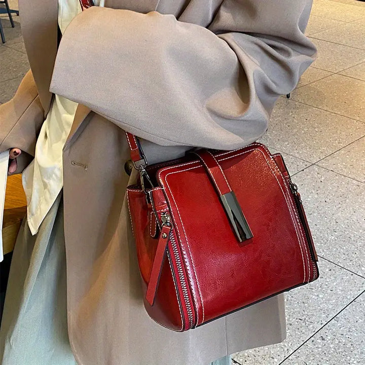 Stacey | Elegant Genuine Leather Crossbody Bag