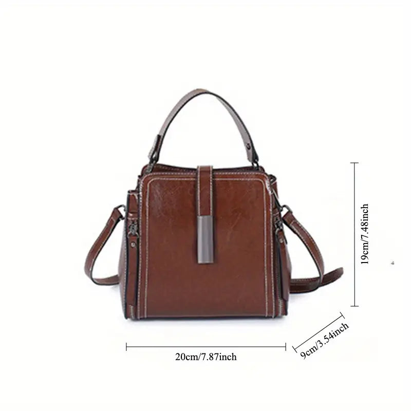 Stacey | Elegant Genuine Leather Crossbody Bag