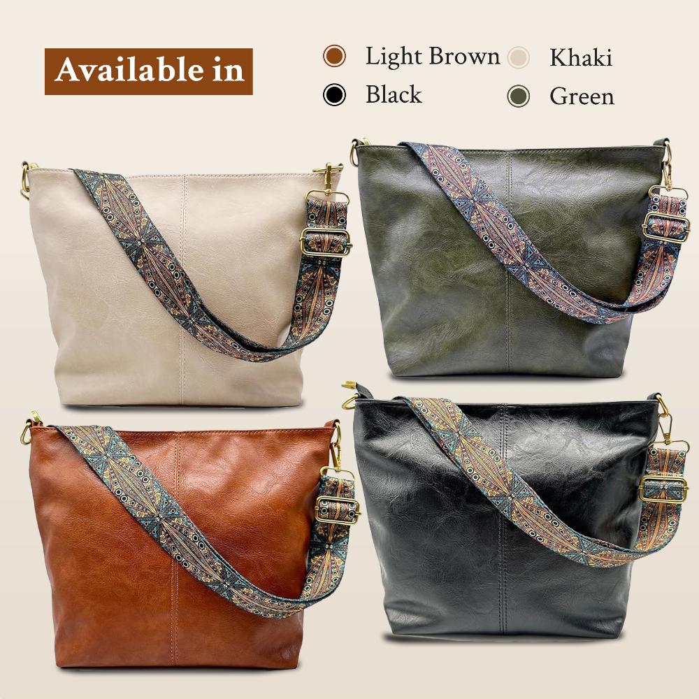 Chelsey | Vintage Charm  Leather Shoulder Bag