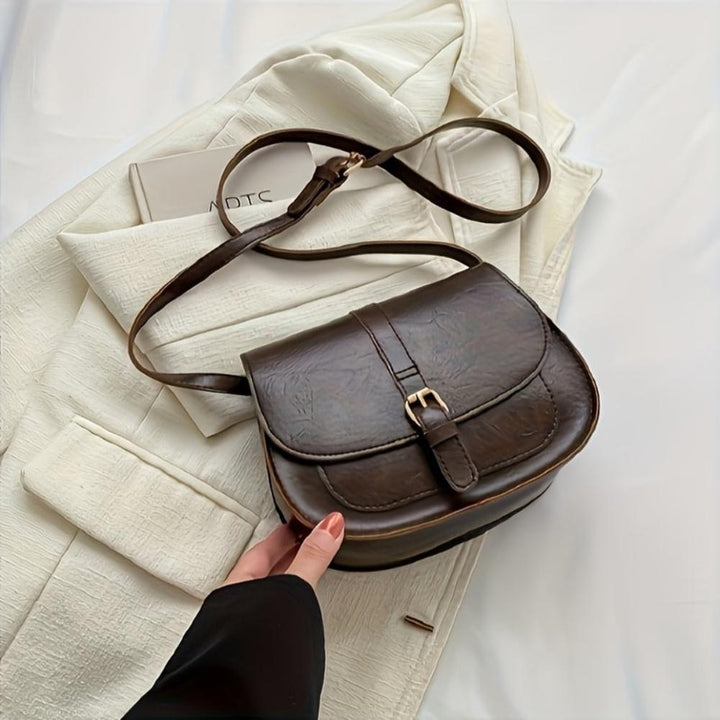 Evelyn | Classic Saddle Crossbody Bag