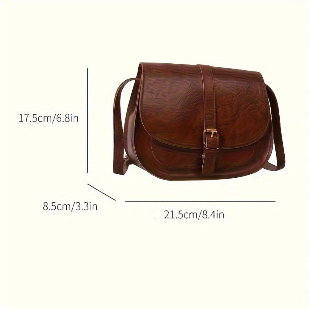 Evelyn | Classic Saddle Crossbody Bag