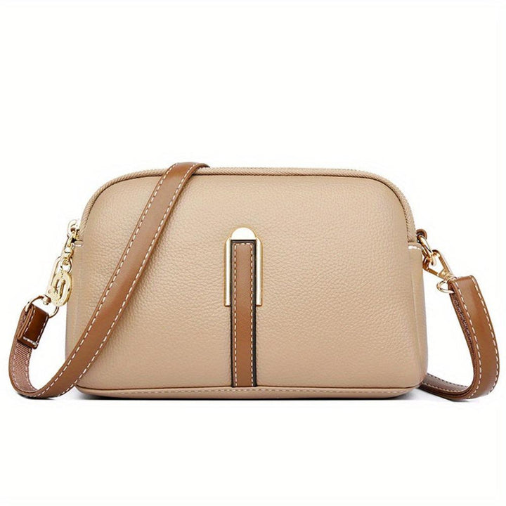 Mila Litchi | Embossed Crossbody Bag