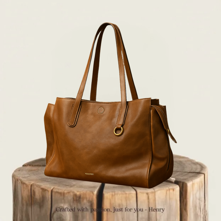 Jamie | Spacious Leather Travel Bag