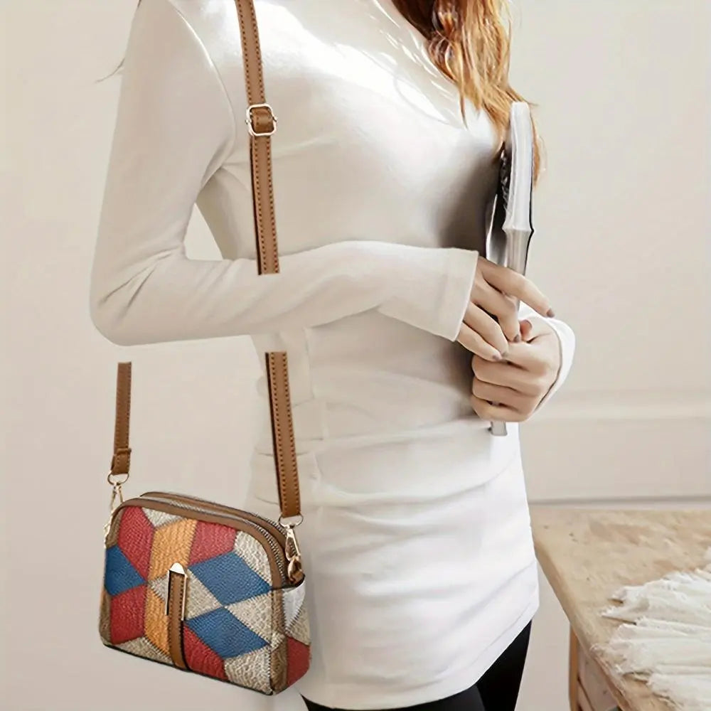 Luna | Patchwork Mini Crossbody Bag