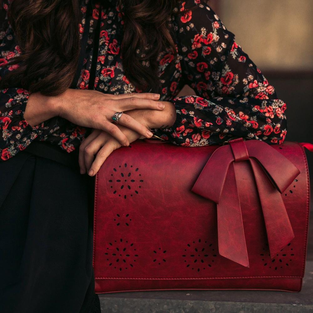 Elodie™ | Elegant Bow-Tie Satchel