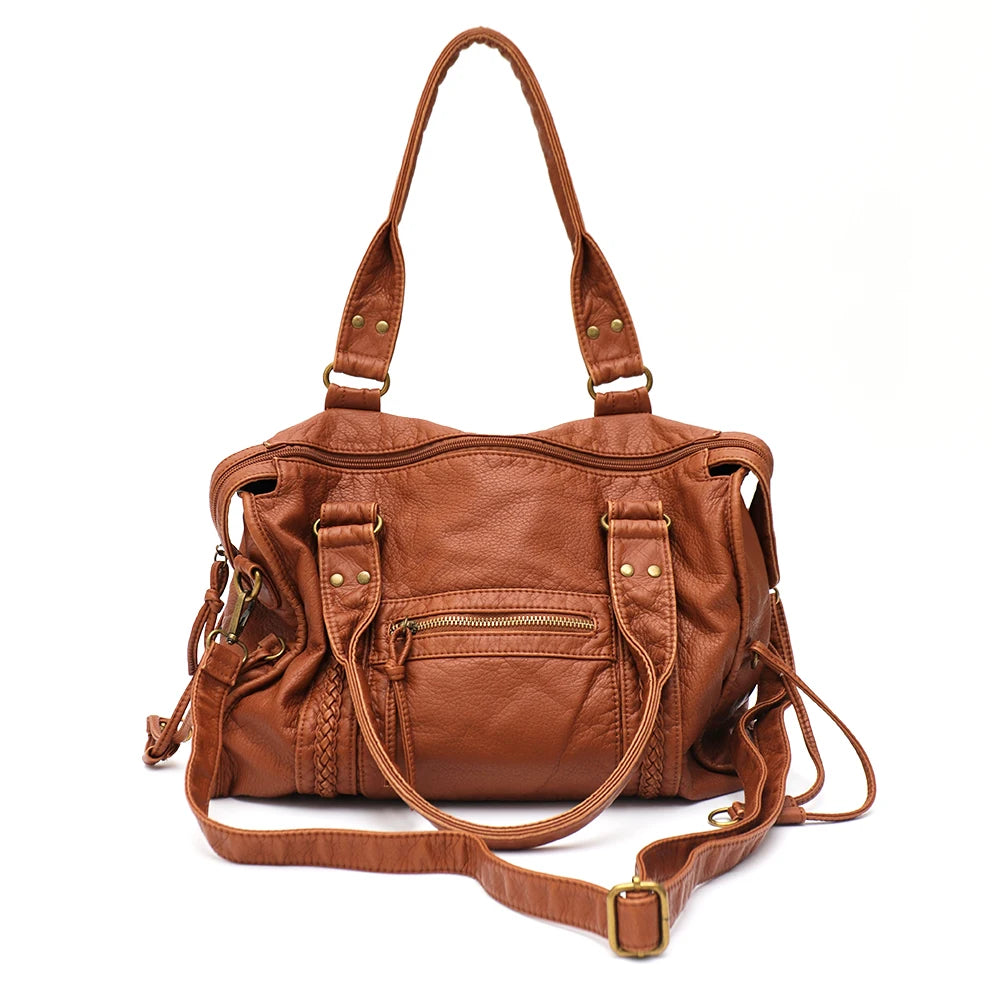 Lucia™ | Vintage-Inspired Crossbody Tote