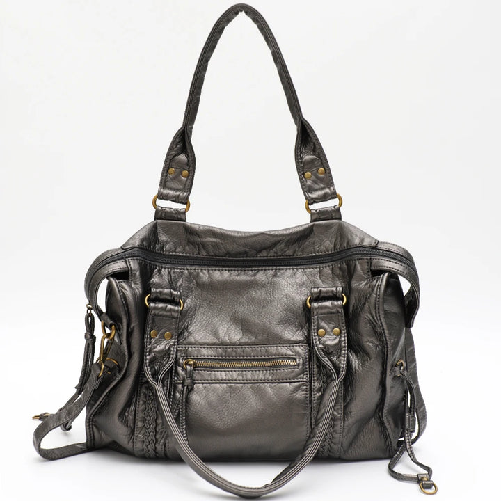 Lucia™ | Vintage-Inspired Crossbody Tote