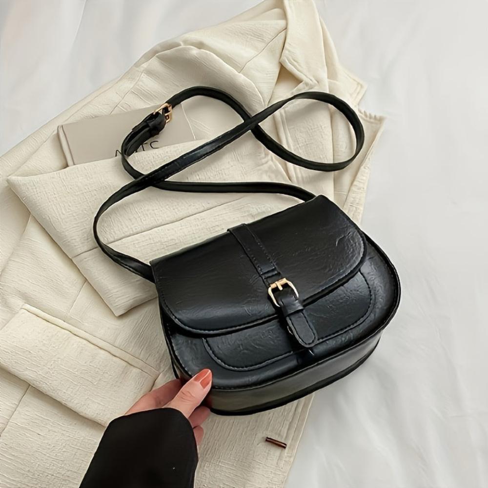 Evelyn | Classic Saddle Crossbody Bag