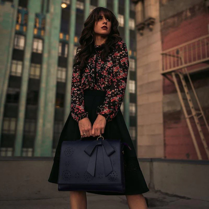 Elodie™ | Elegant Bow-Tie Satchel