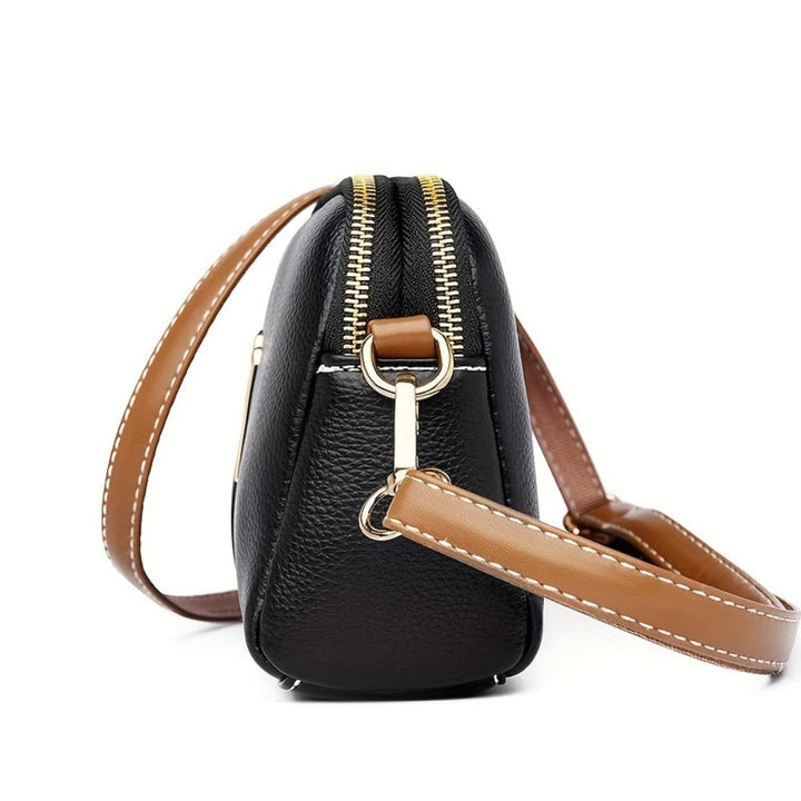 Mila Litchi | Embossed Crossbody Bag