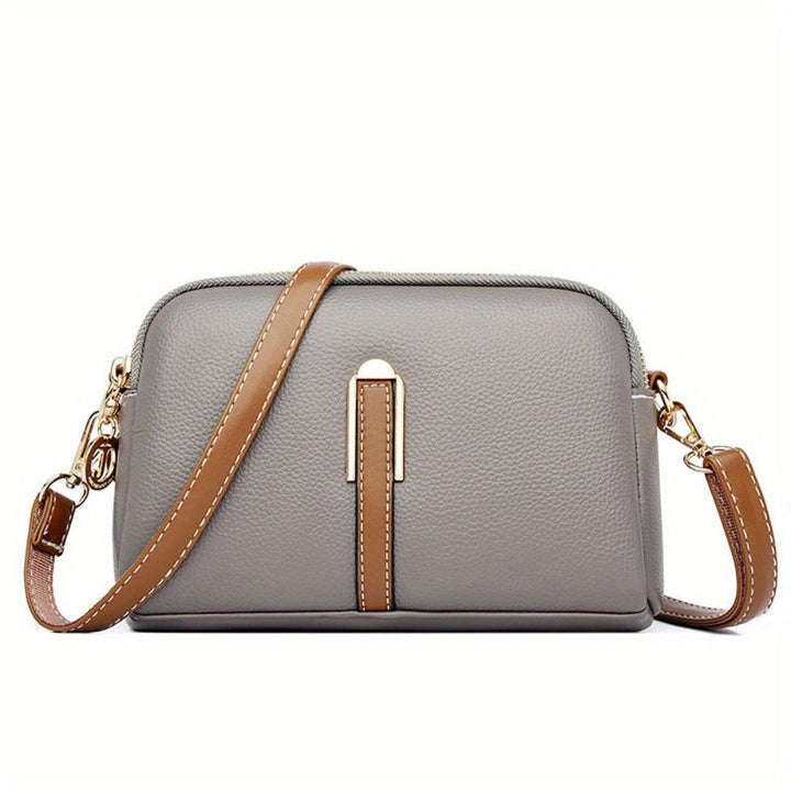 Mila Litchi | Embossed Crossbody Bag
