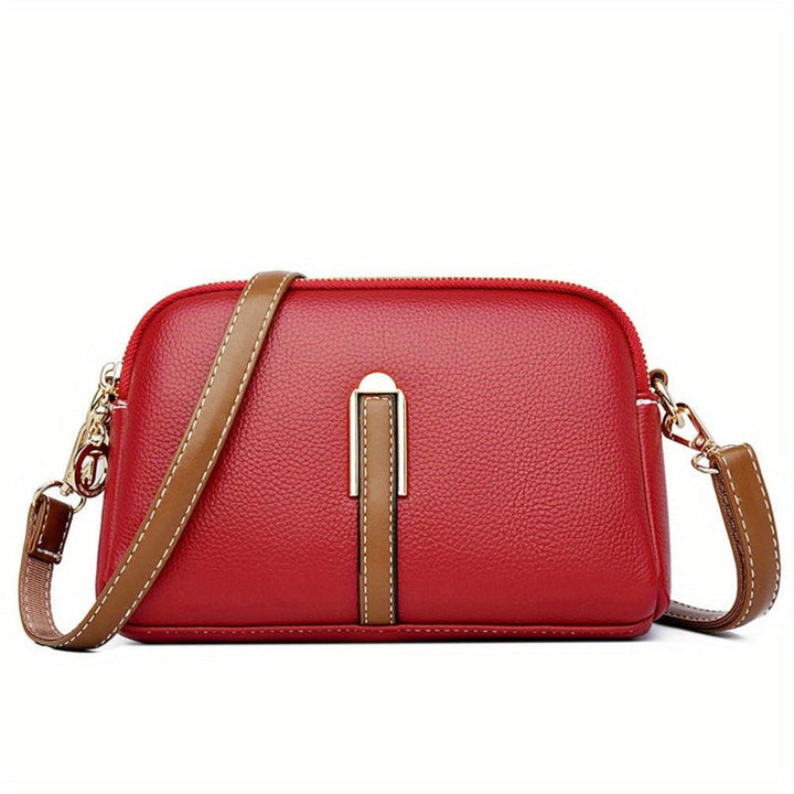 Mila Litchi | Embossed Crossbody Bag