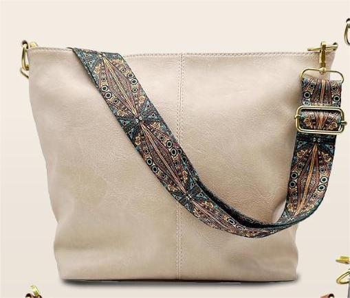 Chelsey | Vintage Charm  Leather Shoulder Bag