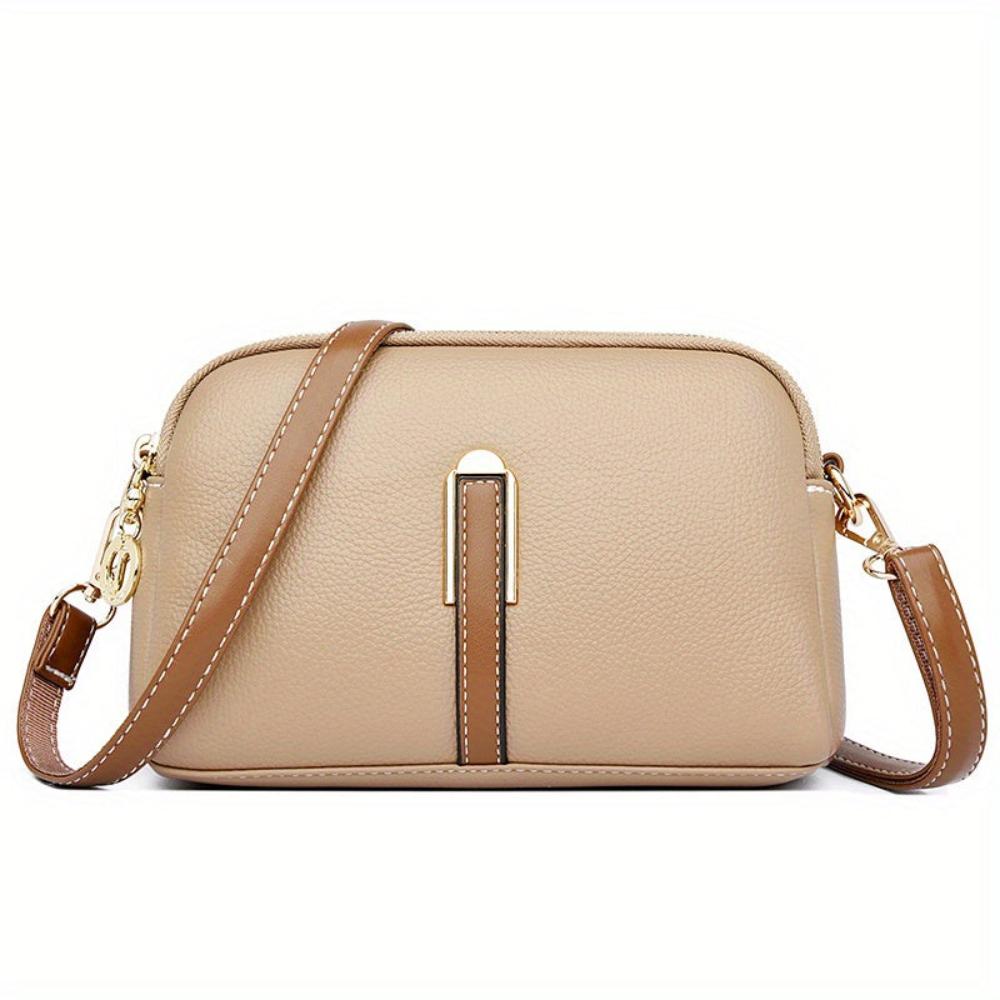 Mila Litchi | Embossed Crossbody Bag