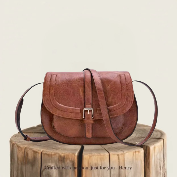 Evelyn | Classic Saddle Crossbody Bag