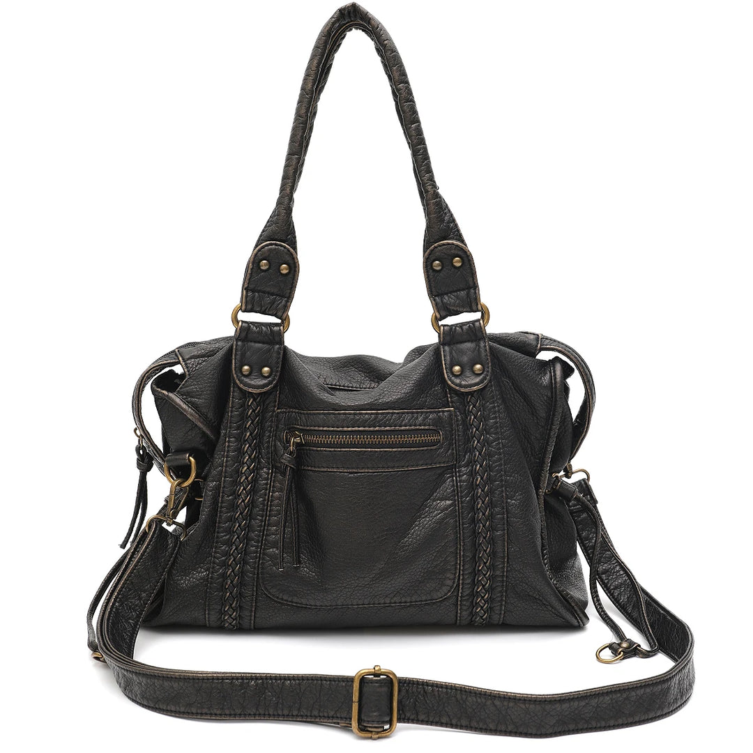 Lucia™ | Vintage-Inspired Crossbody Tote