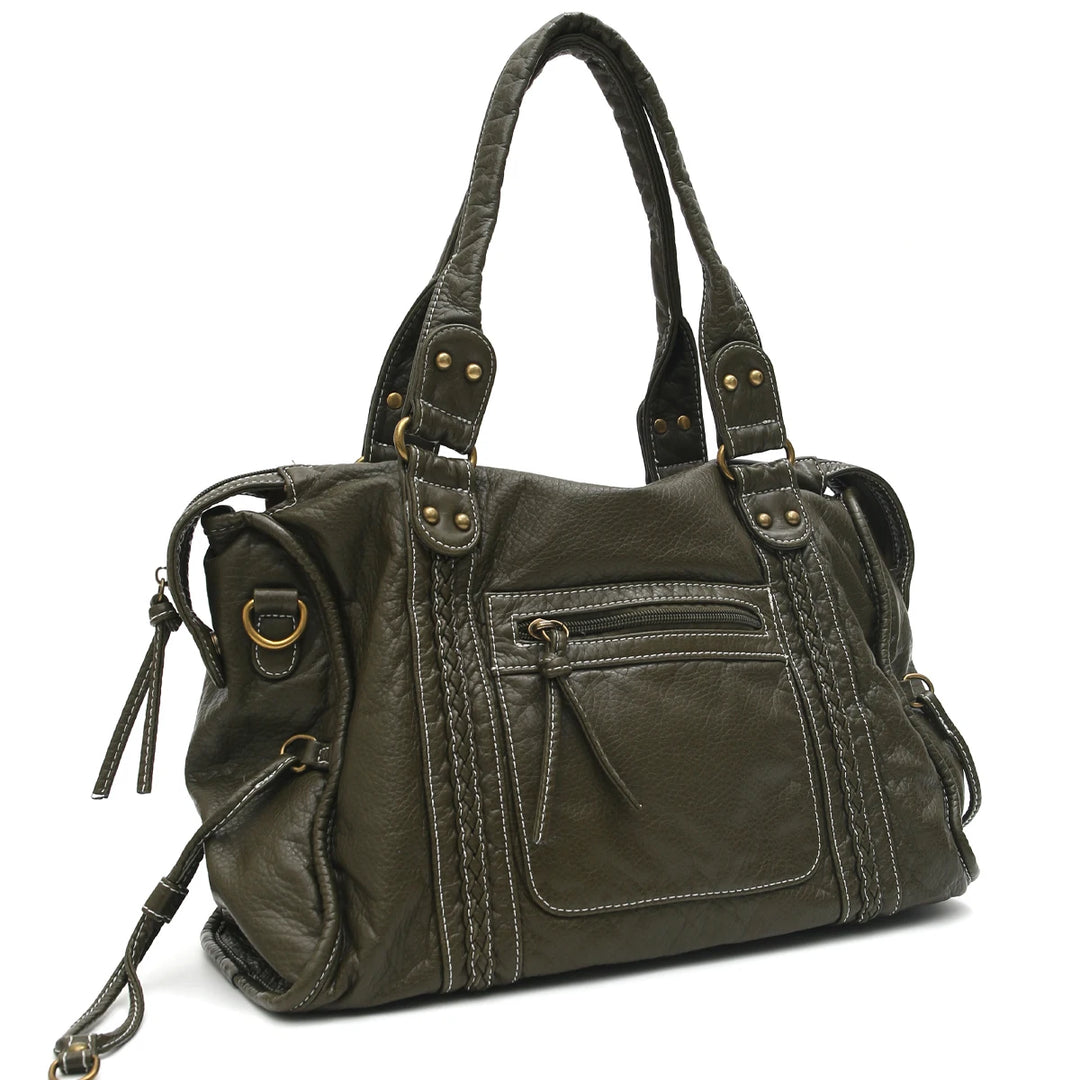 Lucia™ | Vintage-Inspired Crossbody Tote