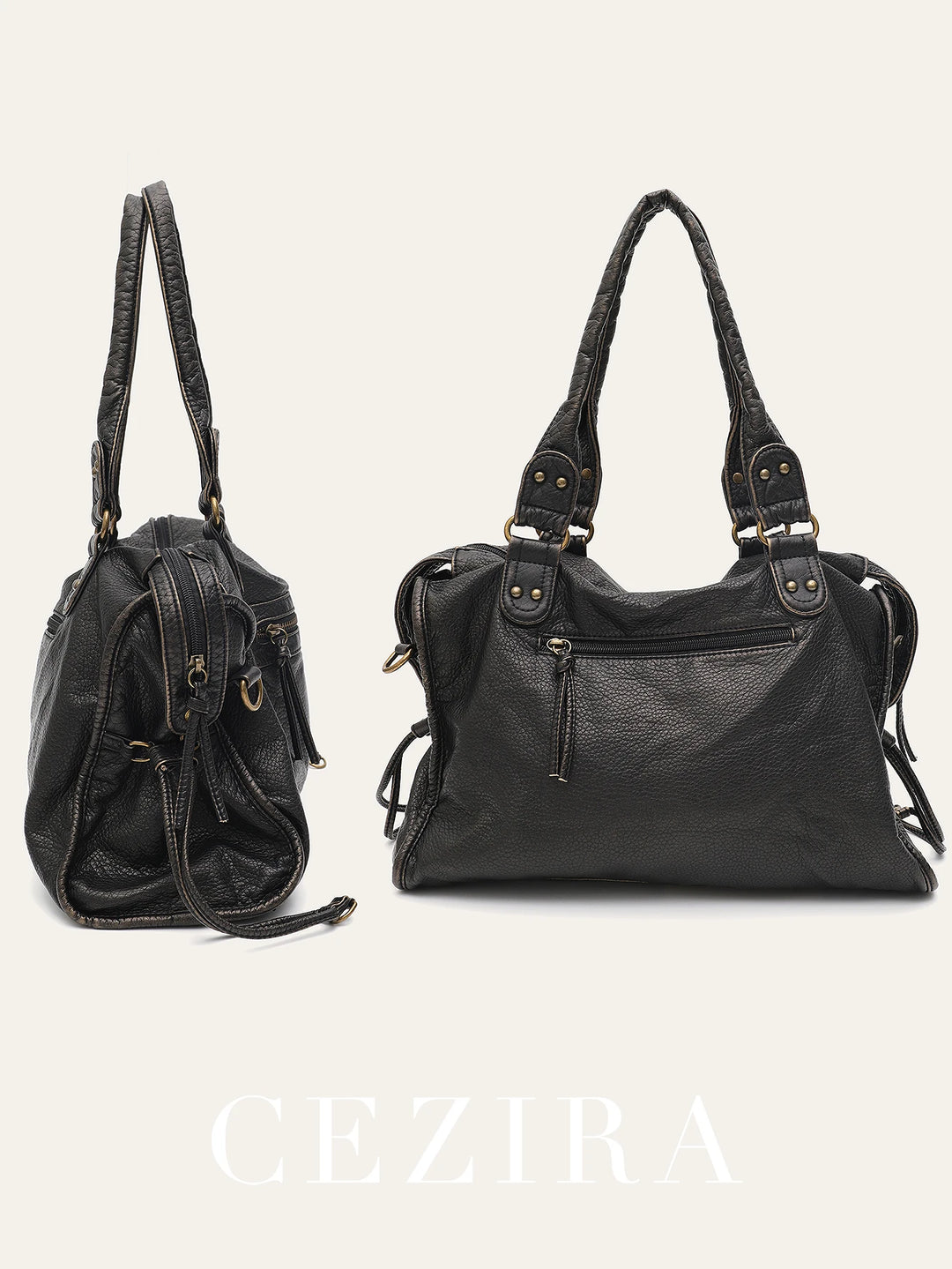 Lucia™ | Vintage-Inspired Crossbody Tote