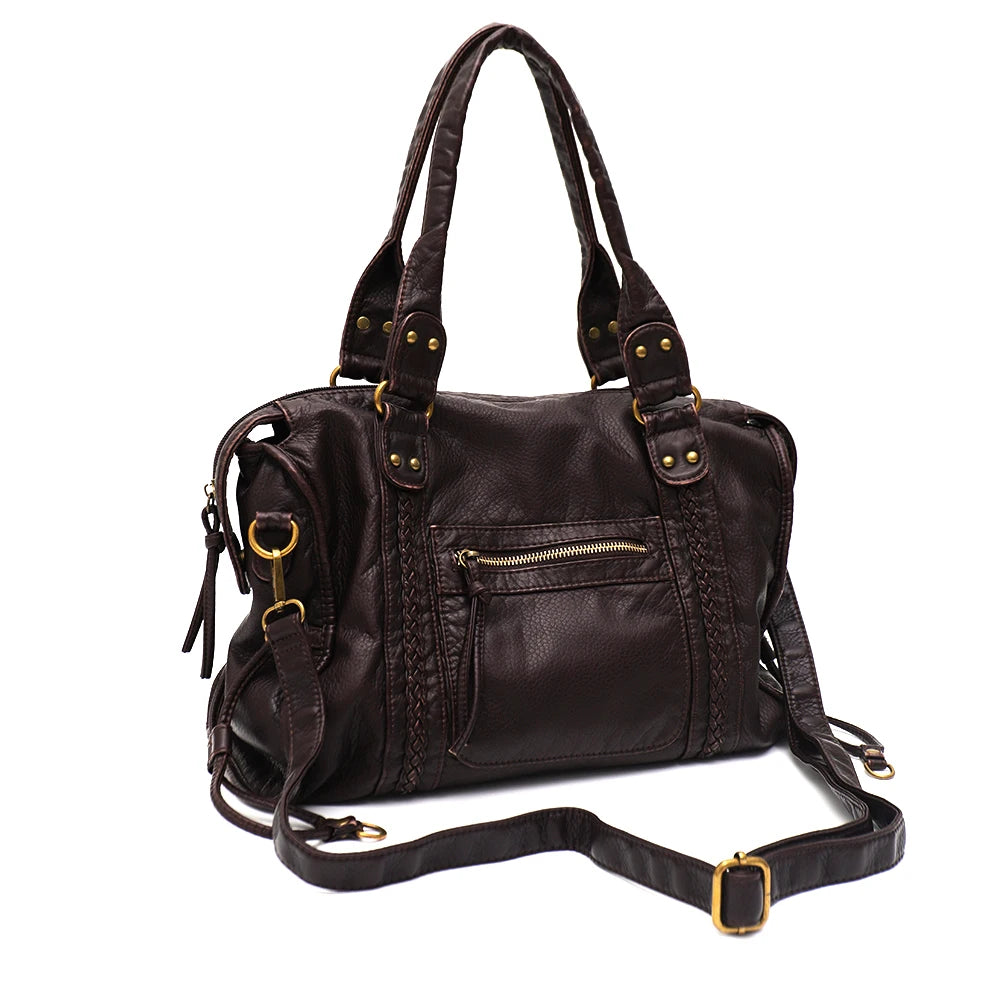 Lucia™ | Vintage-Inspired Crossbody Tote