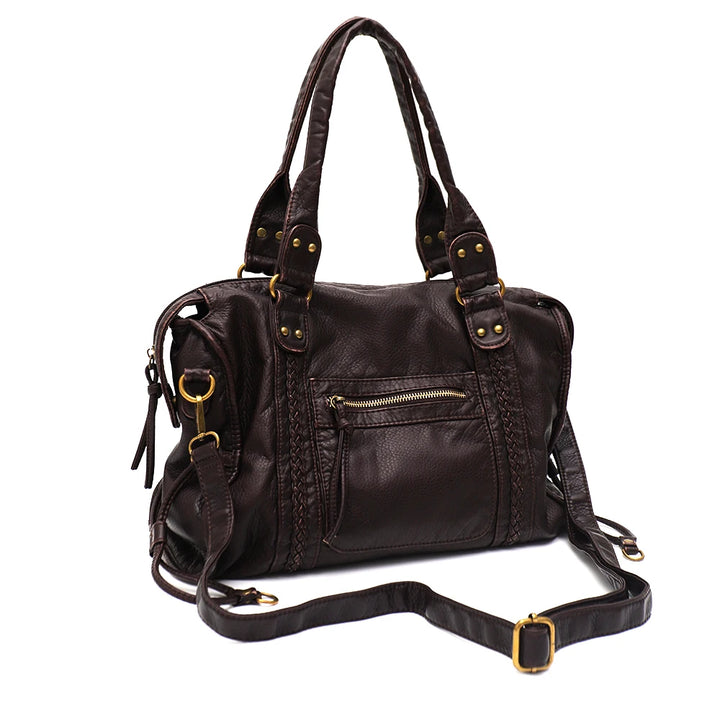 Lucia™ | Vintage-Inspired Crossbody Tote